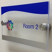 acrylic room sign